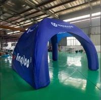 Tente gonflable pliable haute 3x3 5x5 6x6, étanche, légère, pour camping, petites fêtes et expositions