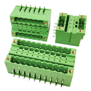 5.08mm Pitch Complete Male & Female Dual-Row PCB <b>Terminal</b> Block Set with Flange Straight & Right-Angle Pin Header - Product Image 5