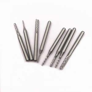 Fraise à micro-prise en charge, à bout sphérique, en carbure, à extrémité plate - Product Image 1