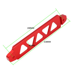 Usoracing Aluminum Alloy Battery Mount <b>Bracket</b> 5 Hole Universal Car Battery Clamp With Triangular And Circular Design - Product Image 5
