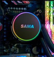SAMA rvb ordinateur cuivre radiateur dissipation thermique pc am4 gpu aio cpu refroidisseur refroidissement par eau