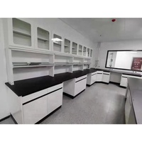 Tables de travail réglables en métal pour laboratoire de pharmacie et de chimie