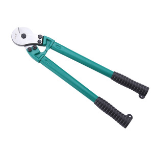 Coupe-fils robustes verts de 8 pouces, lame en acier au carbone, qualité industrielle, outil de coupe à bouche incurvée antidéflagrant - Product Image 2