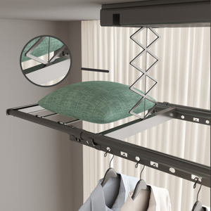 ราวตากเสื้อผ้าอัจฉริยะช่วยแสงสำหรับใช้ในบ้านราวตากผ้าปรับความสูงได้สำหรับใช้ในบ้าน - Product Image 6