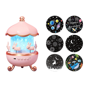 Bluetooth Music Box Star Projector Night <b>Light</b> with Rotating Sky Lamp for Kids Bedroom Gift - Product Image 3