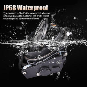 170 °   <span class=keywords><strong>Cámara</strong></span> <span class=keywords><strong>de</strong></span> Reversa para Auto AHD 1080P con Emblema Abatible para VW Passat CC Golf 6/7/8 Magotan B6/B7/B8 Polo Beetle EOS T-roc - Product Image 4