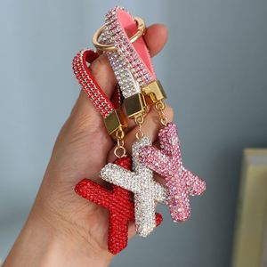 Nouvelle Collection 2025 : Porte-clés Lettre Anglaise DIY en Cristal Coloré, Strass Diamant Complet, pour Voiture et Jouet - Product Image 1