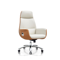 Chaise de bureau de direction en cuir, design moderne, contemporain, commercial, personnalisé, pour le bureau
