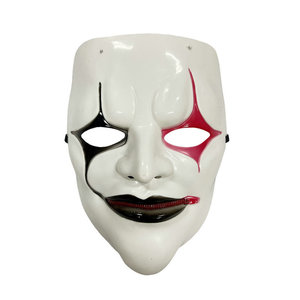 Vente en gros <span class=keywords><strong>de</strong></span> masque d'Halloween avec bande <span class=keywords><strong>de</strong></span> nœuds en direct Masque <span class=keywords><strong>de</strong></span> <span class=keywords><strong>clown</strong></span> à fermeture éclair en plastique pour décoration <span class=keywords><strong>de</strong></span> fête - Product Image 6