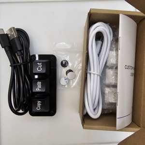 <strong>Copy</strong> <strong>Paste</strong> <strong>Keyboard</strong> Numeric Keypad CTRL + CV Custom Mini 3-<strong>key</strong> <strong>Keyboard</strong> Mechanical <strong>Keys</strong> Type-C Interface - Product Image 2