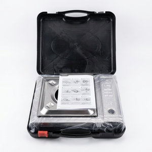 Réchaud à <span class=keywords><strong>gaz</strong></span> professionnel en acier inoxydable RB-KF03, certifié CE CSA, brûleur portable 8000 BTU <span class=keywords><strong>pour</strong></span> camionneurs et voyages longue distance - Product Image 1