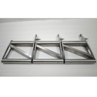 Support de fixation usiné CNC en acier inoxydable 304, usinage de précision sur mesure, cadre de support structurel