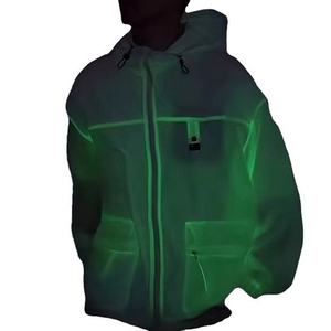 100% Polyester Không Thấm Nước <span class=keywords><strong>Glow</strong></span>-in-The-<span class=keywords><strong>Dark</strong></span> Vải Chống Tĩnh Điện Nylon Cho Áo Khoác Áo Sơ Mi Áo Mưa - Product Image 5
