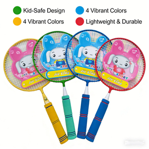ไม้แบดมินตันเด็ก Whizz KRT01 รุ่นใหม่ล่าสุดจากโรงงาน ดีไซน์น่ารัก ข้อต่อเหล็ก แข็งแรง ทนทาน - Product Image 3