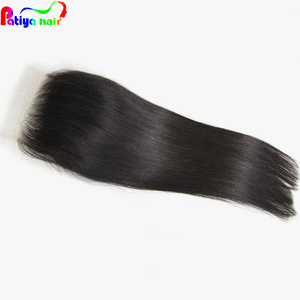 Prêt à Expédier HD Mince Dentelle Fermeture 4x4 Délié Naturel Pré Plumé Brut Vietnam Cheveux Os Fermeture Droite Et <span class=keywords><strong>Film</strong></span> Frontal HD - Product Image 2