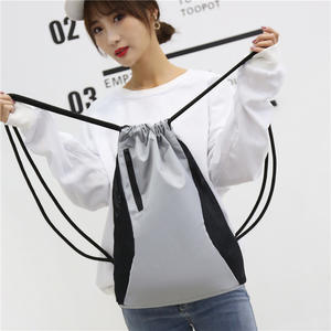 Factory Design Fashion Customizable Foldable Polyester <b>Drawstring</b> Bags with Multicolor Logo Folding Style for All-Purpose Use - Product Image 6