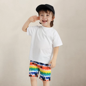 Wholesale Quick Dry Boys <strong>Swim</strong> Trunks Kids Summer Swimwear Set Stretchable Pool Play <strong>Costumes</strong> With Print Design Beach <strong>Shorts</strong> - Product Image 1