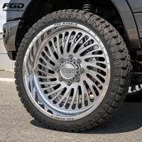 Jantes forgées FGD 8x180 8x170 8x6.5 8 trous 22x12 24x12 24x14 26x12 26x14 26x16 pour Ford F-250/350 Chevy Silverado2500/3500