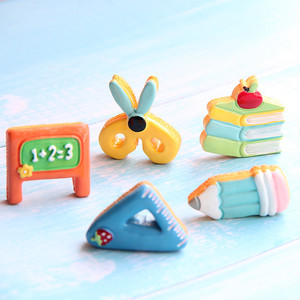 Planche à <span class=keywords><strong>dessin</strong></span>, règle, papeterie, jouet en forme de <span class=keywords><strong>biscuit</strong></span> simulé, accessoires pour aimants de réfrigérateur DIY - Product Image 1