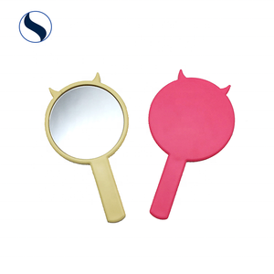 Nuovo design a forma di cuore carino piccolo manico tenuto in mano cosmetico compongono specchio singolo lato - Product Image 4
