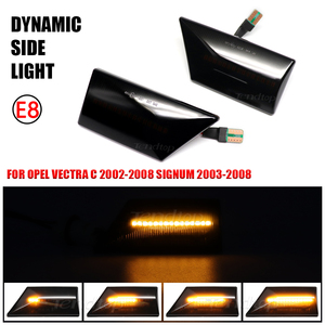 Luci di posizione laterali a LED a flusso dinamico sequenziale per <span class=keywords><strong>Opel</strong></span> Vectra C 02-08 <span class=keywords><strong>Signum</strong></span> 03-08 lampada indicatore di direzione - Product Image 5