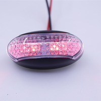 Petits feux de position latéraux Led rouge ambre pour remorque camion, feux de dégagement Led, feux de remorquage étanches