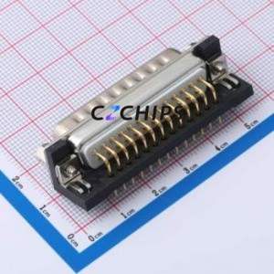 X0325WC2W2 D-Sub/VGA Connector Bent Lead Through Hole Connector Standard D-Sub Male 25P Right Angle Insert - Product Image 2