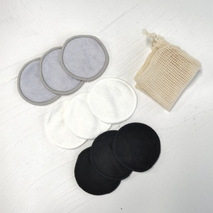 Giảm Giá Hấp Dẫn Miếng Tẩy Trang Bằng Tre Cotton Tái Sử Dụng Miếng Tẩy Trang Hữu Cơ Làm Sạch Da Mặt Có Thể Giặt Được - Product Image 4