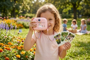 Digitale Sofortbild-Minikamera für Kinder mit CMOS-Videofunktion, Geschenkidee für Kinder, Druckt Fotos auf MicroSD-Karte, aus Kunststoff - Product Image 2