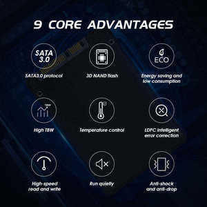 Prix moins cher SATA 3 2.5 pouces pour ordinateur portable de bureau Ssd SSD interne 32GB 64GB 120GB disque dur - Product Image 5