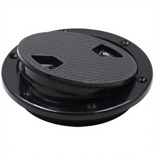 ABS Plastic Marine Round Non Inspection Hatch Deck Plate Detachable Cover 5 Inch Ship <b>Yacht</b> Boat Hardware Accessories ABS - Product Image 6