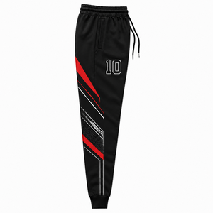 Pantalon de survêtement contrasté pour homme, taille élastique, poches latérales, vêtements de sport, pantalon de survêtement pour homme en vente, prix de gros - Product Image 2