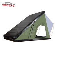 Tente de toit en triangle pour véhicule 4x4, personnalisée, 1 à 2 personnes, pliable, étanche, pour SUV MPV, coque rigide