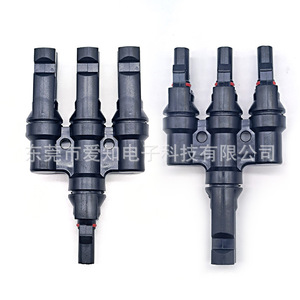 T Type Mc4 Connector 3 To 1 Solar Panel <b>Adapter</b> <b>Plug</b> In Dc Abs Material Ip20 - Product Image 1