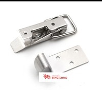 Loquet de boîte en alliage de bois finition galvanisée et zinguée fer zinc 304 matériel en acier inoxydable emballé dans un sac ou un carton