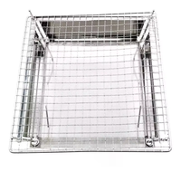 Grille de cuisson extérieure portable en acier inoxydable 304, foyer, mini barbecue pliable pour le camping