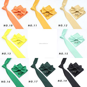 เนคไทผ้าโพลีเอสเตอร์สีเขียวน้ำเงินสด ขนาด 6 ซม. ชุดโบว์ไทผ้าเช็ดหน้าสำหรับงานแต่งงานของผู้ชาย ของขวัญสำหรับงานปาร์ตี้ เครื่องประดับเสื้อเชิ้ต - Product Image 3