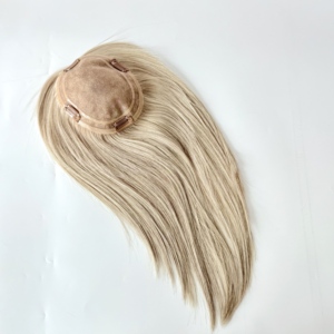 Perruques pour femmes 5.5*6.5 Mono, cheveux naturels, pour cheveux clairsemés, toupet féminin, couleur naturelle, densité 130% # FA 14 pouces - Product Image 5