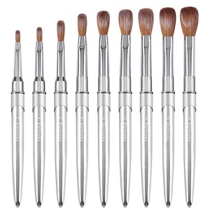 Nail <b>Brush</b> Acrylic Kolinsky for Art <b>Brush</b> Metal Handle Support Custom Beauty Nail Art Suppliers Acrylic Powder - Product Image 4