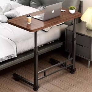 <b>Adjustable</b> Bedside <b>Table</b> With Wheels Laptop Stand Metal Frame Height <b>Adjustable</b> Bedroom Sofa Side <b>Table</b> - Product Image 1