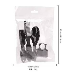 แปรงหวีสองด้านสำหรับช่าง<span class=keywords><strong>ต</strong></span>ัด<span class=keywords><strong>ผม</strong></span>แปรงจัดแ<span class=keywords><strong>ต</strong></span>่งทรงผมสำหรับผู้ชายแปรงไนล่อนป้องกันไฟฟ้าสถิ<span class=keywords><strong>ต</strong></span>ย์สำหรับช่าง<span class=keywords><strong>ต</strong></span>ัด<span class=keywords><strong>ผม</strong></span> - Product Image 4