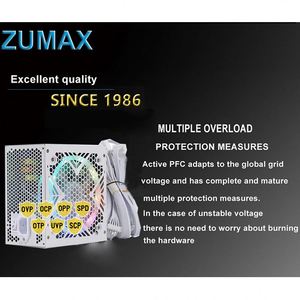 PRIX D'USINE Alimentation électrique Zumax ATX 3.0 pour jeux 550W 650W 750W <span class=keywords><strong>850W</strong></span> 80 Plus <span class=keywords><strong>Bronze</strong></span> - Product Image 5