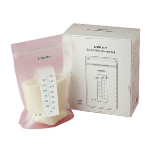 Misuta Reusable 30 Pcs Breast Milk Storage Cooler Bag Wholesale Custom 150ml Breastmilk Storage Bags Bpa Free for Baby Pregnant