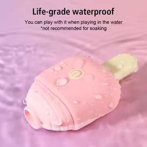 Cute Ice Cream Vibrator for <strong>Women</strong> Mini Portable Clitoral Licker Nipple Stimulator Novelty Female Masturbator Toy Wholesale - Product Image 5