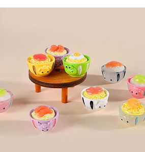 New Arrival Luminous Realistic <b>Instant</b> <b>Noodles</b> Food Play Resin Charms for DIY Handmade Materials Phone Case Car Ornaments - Product Image 4