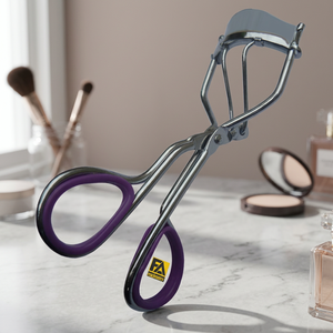 Pince à épiler incurvée pour sourcils en acier inoxydable, poignée confortable, style moderne, possibilité de créer vos propres logos personnalisés - Product Image 2