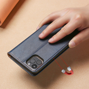 Subtilité étuis de téléphone portable en cuir Pu étuis de couverture de couture fine pour Samsung S24 S23 A35 A55 15 Pro Max 14 Pro <span class=keywords><strong>13</strong></span> Plus 12 11 Plus - Product Image 3