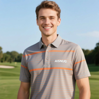 Uniforme de restaurant personnalisé de grande taille Créer mon entreprise Polo sans plis pour hommes Chemise de golf