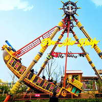 Jeu de parc à thème Bateau à balançoire électrique pour enfants Amusement 24 places Bateau pirate