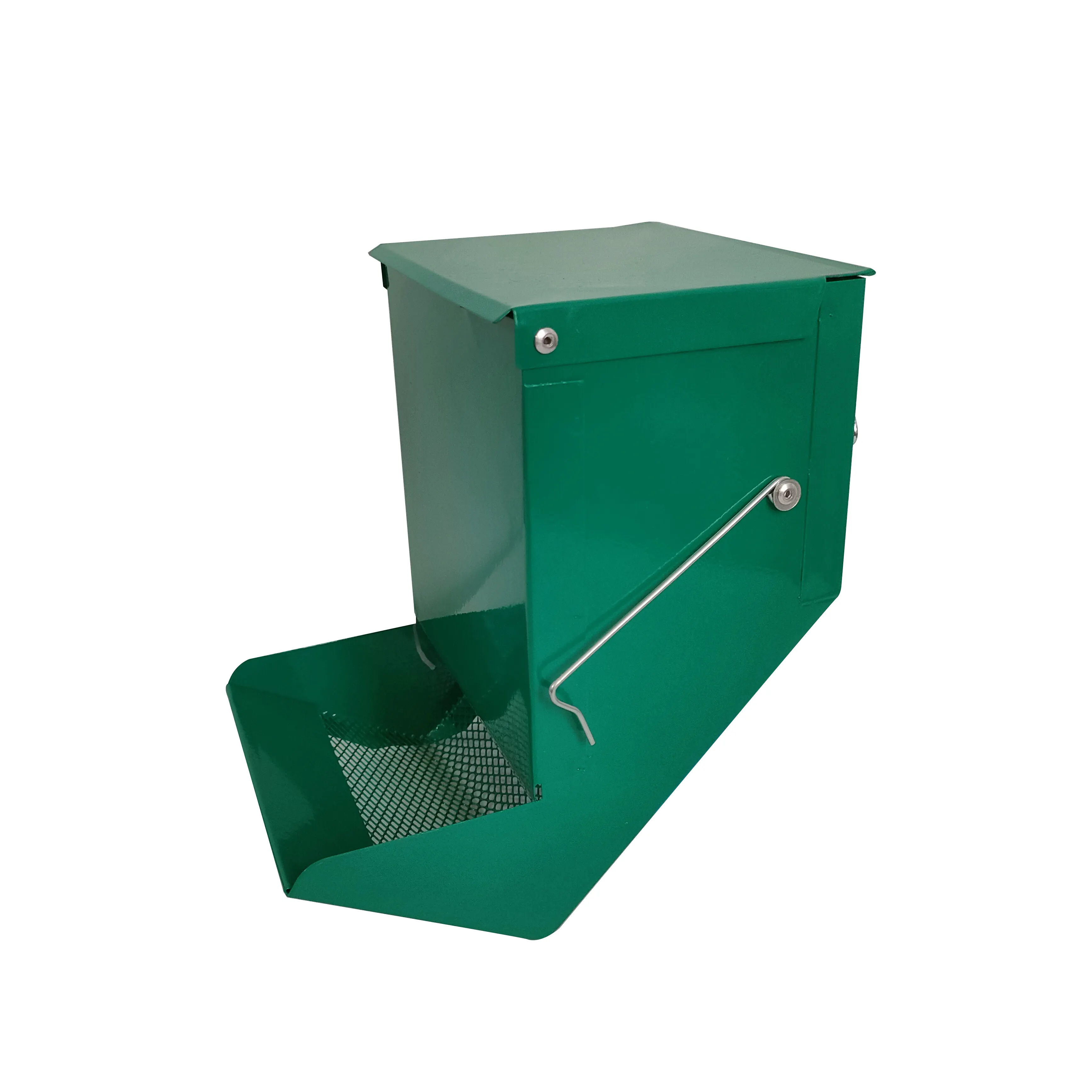 Steel Small Animal Bin FeederとLid Sifter Bottom Feed Box For Pets Rabbitsモルモットと他の同様のサイズの動物